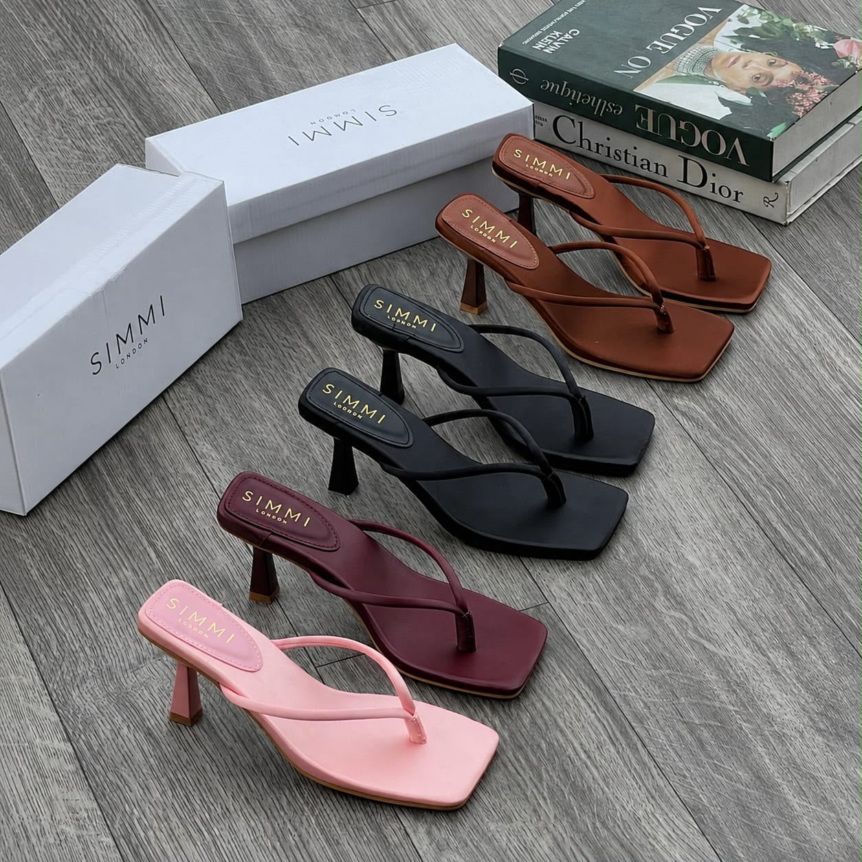 Chic slippers heels